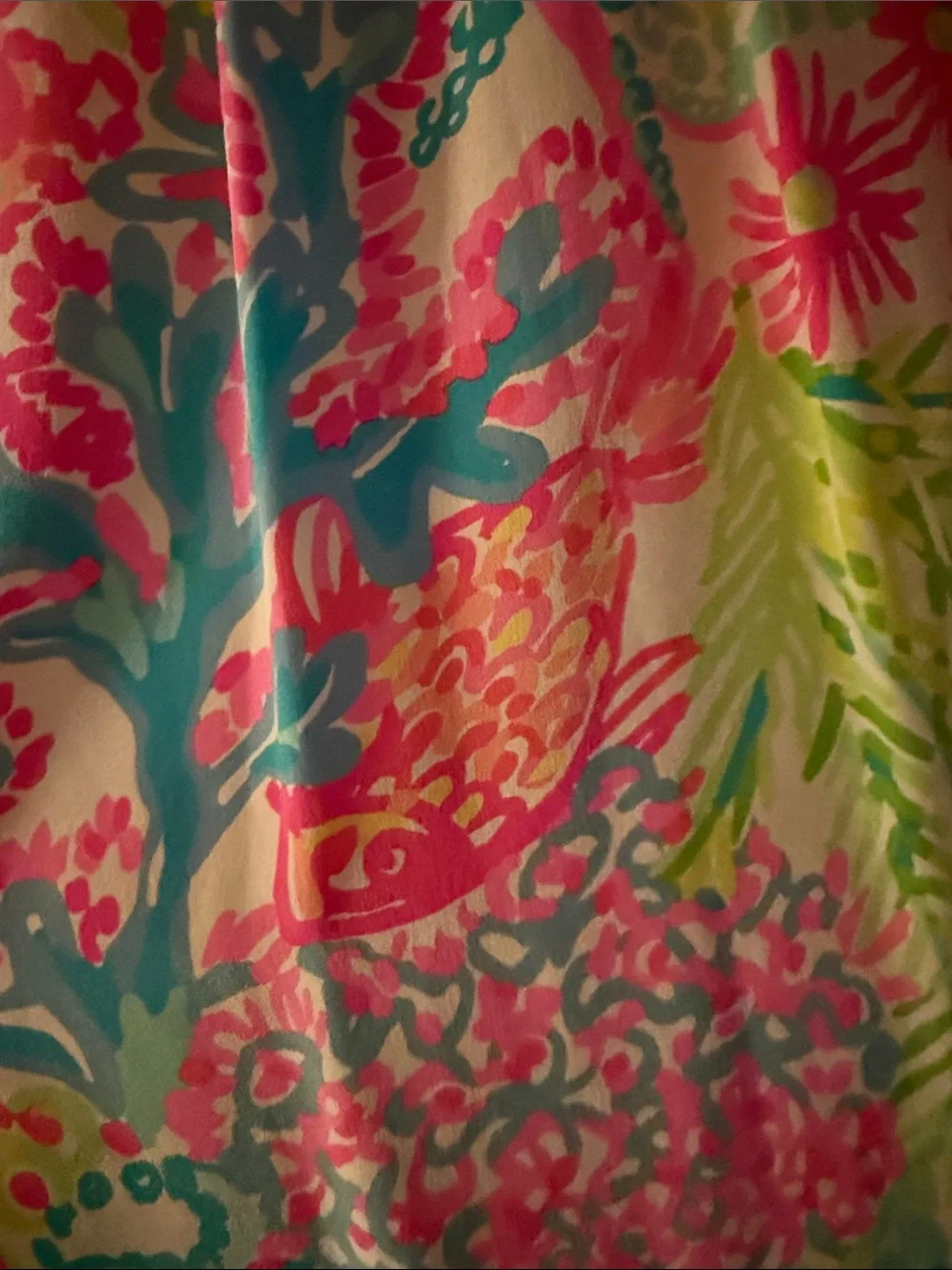 Lilly Pulitzer Elsa Multicolor Floral Peasant Blouse — Pink, Blue, Green, Yellow - Picture 6 of 6